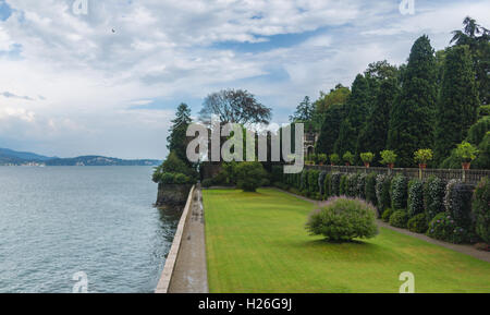 L'île d'Isola Madre sur le Lac Majeur en Italie du nord. Banque D'Images