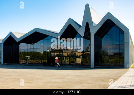 Avant de Glasgow Riverside Museum. GLASGOW, Ecosse Banque D'Images