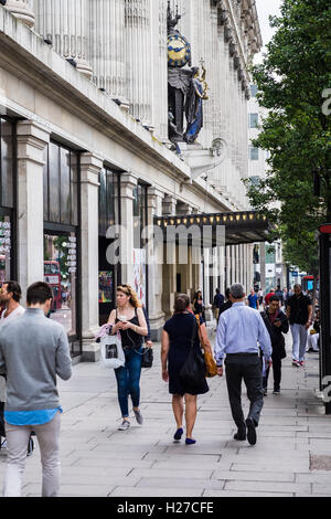 Oxford Street, West End, Londres, Angleterre, Royaume-Uni Banque D'Images