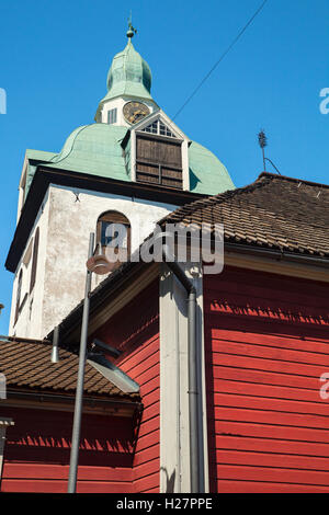 Clocher séparé de la Cathédrale de Porvoo, Finlande Banque D'Images