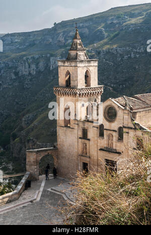 Matera - chiesa di San Pietro e Paolo - Sasso le Dodici Lune Banque D'Images