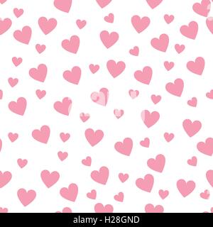 Modèle vectoriel continu coeurs Illustration de Vecteur