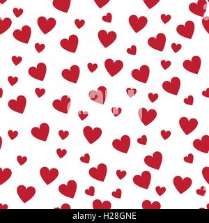 Modèle vectoriel continu coeurs Illustration de Vecteur