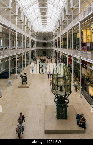 L'intérieur du Musée National d'Écosse à Édimbourg. Banque D'Images