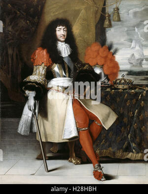 Louis XIV, roi de France Banque D'Images