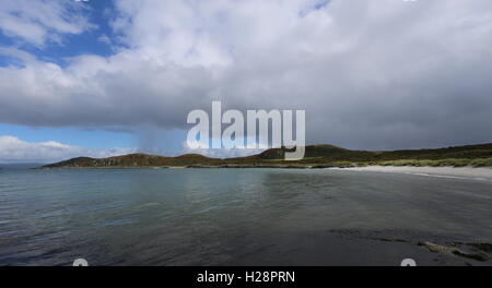 Plage de la reine bagh na doirlinne île de Gigha Ecosse 30 septembre 2016 Banque D'Images