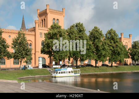 Bâtiment du ministère à Schwerin, Mecklenburg-Vorpommern, Allemagne Banque D'Images