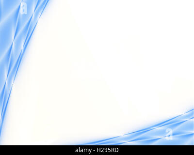 Ondulé bleu et blanc fond abstrait pour ppt template, carte, brochure, etc. Banque D'Images