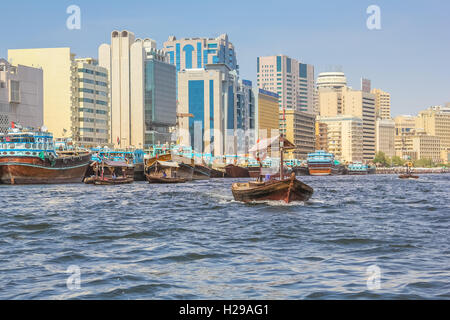 Abra Dubai Creek Banque D'Images