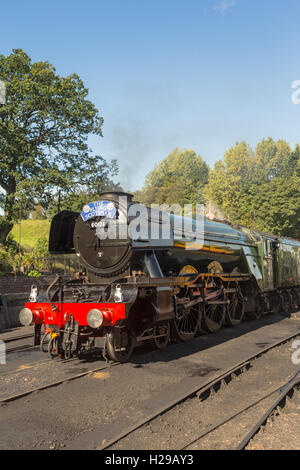 The Flying Scotsman locomotive vapeur reposant à Bridgnorth sur la Severn Valley Railway, Worcs UK Banque D'Images
