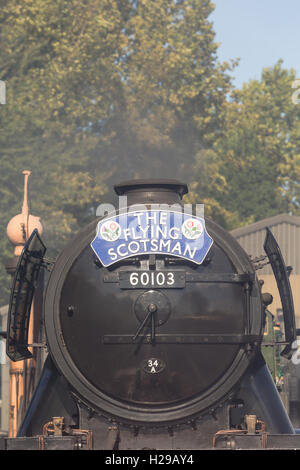 The Flying Scotsman locomotive vapeur reposant à Bridgnorth sur la Severn Valley Railway, Worcs UK Banque D'Images