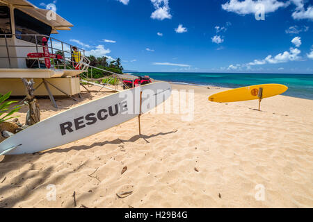 North Shore Rescue Surf Banque D'Images