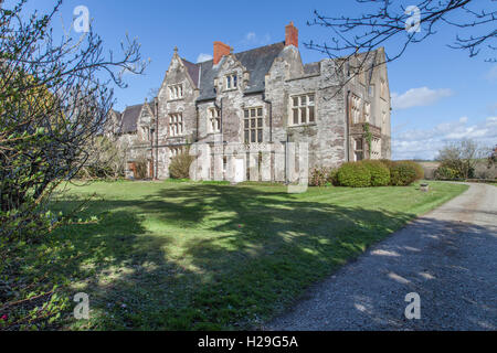 Rhosygilwen Mansion, Pembrokeshire Banque D'Images