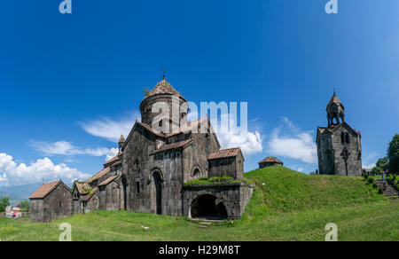 Nshan église clocher et du monastère de Haghbat en Arménie Banque D'Images