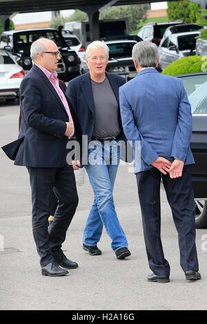 Villarreal, Castellon, Espagne. 26 Septembre, 2016. L'acteur Richard Gere au cours de sa visite à Porcelanosa sur Villarreal, Castellón. 26/09/2016 Credit : Gtres más información en ligne Comuniación,S.L./Alamy Live News Banque D'Images