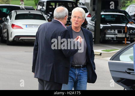 Villarreal, Castellon, Espagne. 26 Septembre, 2016. L'acteur Richard Gere au cours de sa visite à Porcelanosa sur Villarreal, Castellón. 26/09/2016 Credit : Gtres más información en ligne Comuniación,S.L./Alamy Live News Banque D'Images