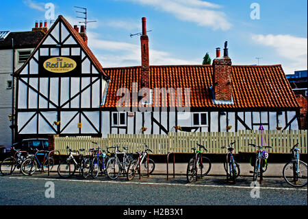 Le Red Lion, Merchantgate, York Banque D'Images