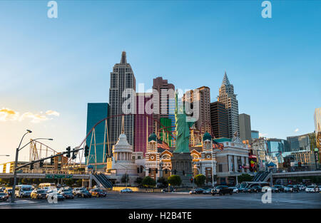 New York New York Hotel and Casino, Las Vegas, Nevada, USA Banque D'Images