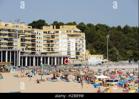 Praia do Santo Amaro de Oeiras, plage près de Estoril, Portugal, Europe Banque D'Images