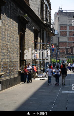 Mexique, Mexico, Centro Historico, Sanborns, Casa de los Azulejos, Chambre de commerce Banque D'Images