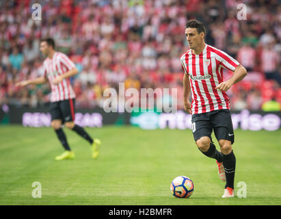 20 Aritz Aduriz. Jour de match 6 match de la Liga Santander la saison 2016-2017 entre l'Athletic Club Bilbao et Séville FC joué San M Banque D'Images