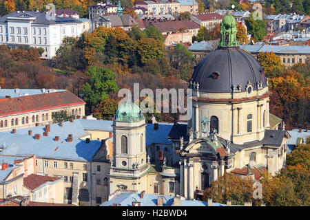 Dominican Church (St. Eucharistie église), Lviv, Ukraine Banque D'Images