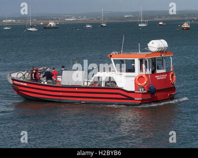 'Fierté' de Hayling Hayling, ferry entre Eastney et Hayling Island, le port de Langstone, Hampshire, England, UK Banque D'Images