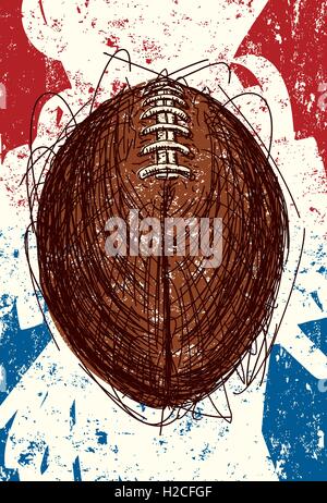 Arrière-plan de football Illustration de Vecteur