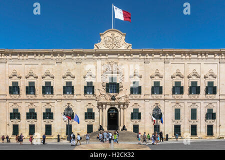 L'Auberge de Castille, La Valette, Malte Banque D'Images