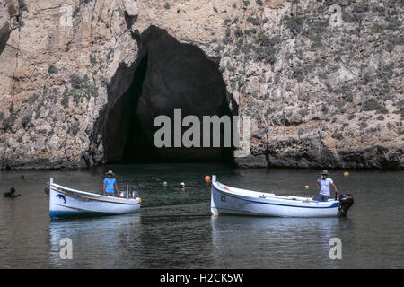 Mer Intérieure, Dwejra Bay, Gozo, Malte Banque D'Images