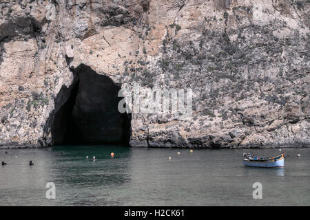 Mer Intérieure, Dwejra Bay, Gozo, Malte Banque D'Images