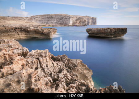 Fungus Rock, Dwejra Bay, Gozo, Malte Banque D'Images