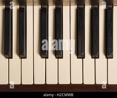 Close up of piano keys Banque D'Images