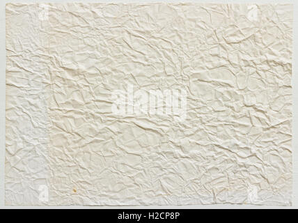 Old white paper texture background Banque D'Images