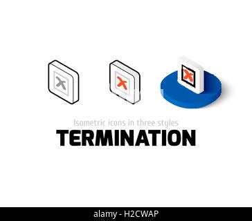 L'icône de cessation de styles Illustration de Vecteur