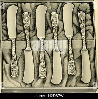 Liste des prix de la célèbre Rogers et Fr. A-1 plaqué argent électro cuillers, fourchettes, couteaux, etc. (1892) (1 Banque D'Images