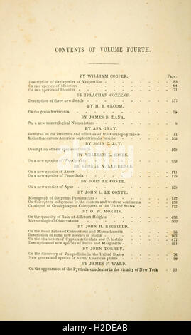 Annales du Lyceum of Natural History de New York Banque D'Images