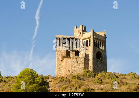 Le château de la Reine en Alhaurin el Grande, autrefois, Malaga, Espagne. Banque D'Images