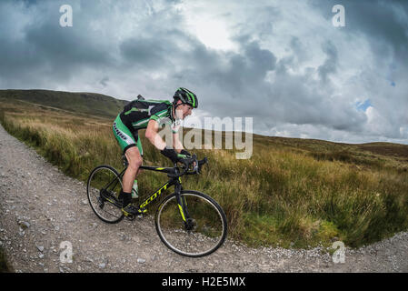 2016 Cyclocross 3 Pics, vallées du Yorkshire, UK. Banque D'Images