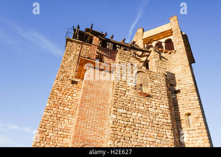 Le château de la Reine en Alhaurin el Grande, autrefois, Malaga, Espagne. Banque D'Images