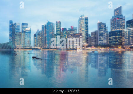 Vue sur le centre de Singapour Banque D'Images