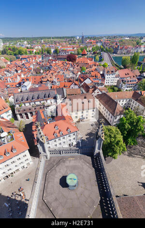 Vue sur centre historique à partir de la cathédrale, de Constance, le lac de Constance, Bade-Wurtemberg, Allemagne Banque D'Images