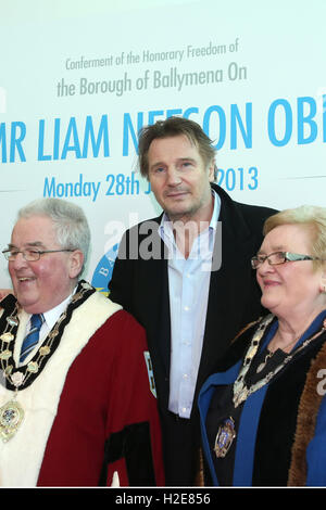 Liam Neeson, John OBE (né le 7 juin 1952) est un acteur de l'Irlande du Nord. En 1976, il rejoint le Lyric Players' Theatre à Bel Banque D'Images