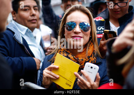 La ville de Mexico, Mexique. 28 Oct, 2016. Sport Automobile : Championnat du Monde de Formule 1 de la FIA 2016, Grand Prix du Mexique, Crédit du ventilateur : dpa/Alamy Live News Banque D'Images