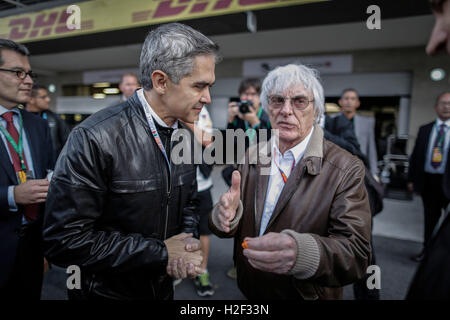 La ville de Mexico, Mexique. 28 Oct, 2016. Sport Automobile : Championnat du Monde de Formule 1 de la FIA 2016, Grand Prix du Mexique, de crédit : dpa/Alamy Live News Banque D'Images
