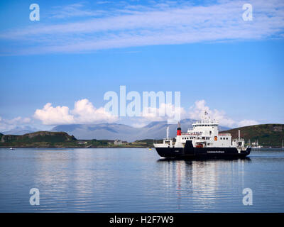 Caledonian MacBrayne Ferry de Mull arrivant à Oban Argyll and Bute, Ecosse Banque D'Images