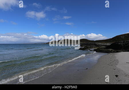 Plage de la reine bagh na doirlinne île de Gigha Ecosse 30 septembre 2016 Banque D'Images