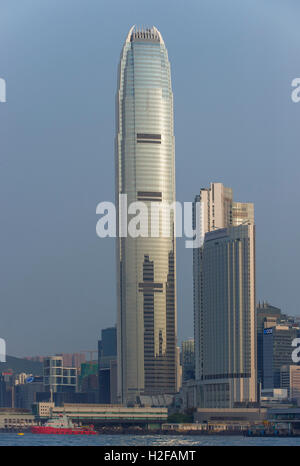 Deux International Finance Centre, Hong Kong, Chine. Banque D'Images