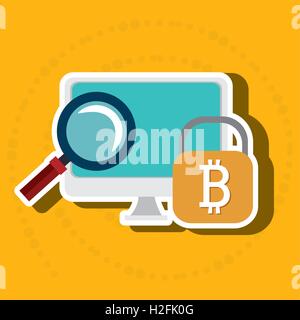 Recherche ordinateur portable peu coin Illustration de Vecteur
