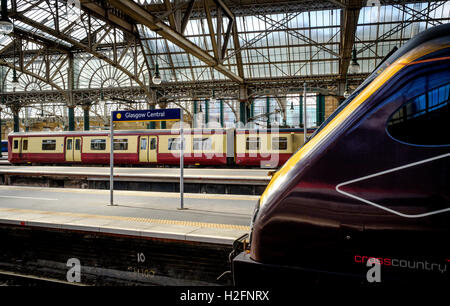 La gare centrale de Glasgow - le principal terminus ferroviaire principale à Glasgow, Ecosse Banque D'Images